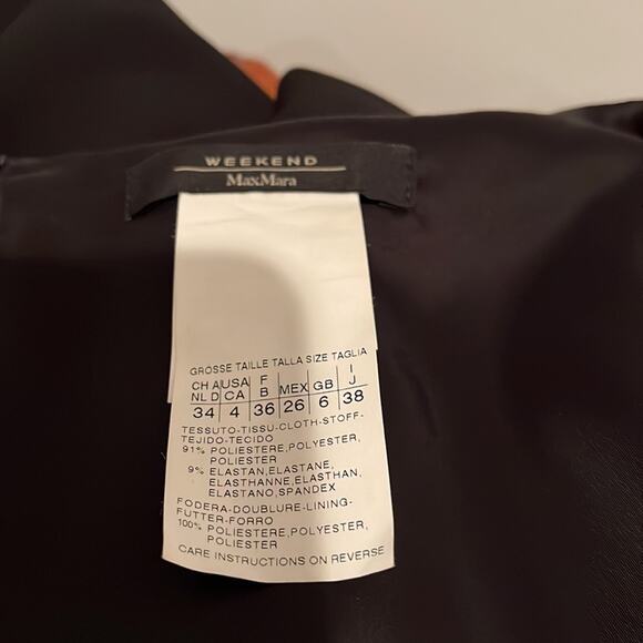 Weekend Max Mara Black Ruched Sheath Dress - Picture 9 of 13